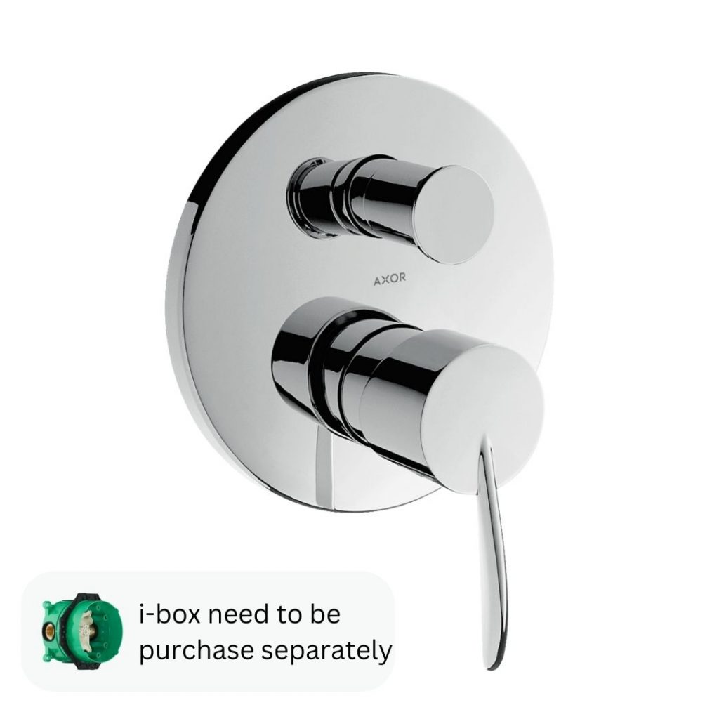 AXOR STARCK CLASSIC 10415000 CONCEALED BATH/SHOWER MIXER (CHROME