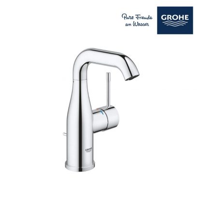 GROHE 23462001 ESSENCE SINGLE LEVER BASIN MIXER C/W POP-UP WASTE (1/2'' M-SIZE)