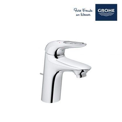 GROHE 33558003 EUROSTYLE SIGNLE LEVER BASIN MIXER C/W POP UP WASTE (S-SIZE)