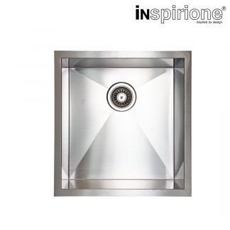 [CLEARANCE PRICE] INSPIRIONE 12S1920 U/M SINGLE BOWL S/S KITCHEN SINK, 482X510X254MM - SQUARE EDGE