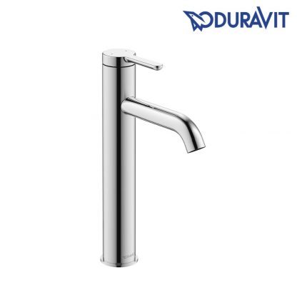 DURAVIT C11030001010 SINGLE LEVER BASIN MIXER L C/W POP-UP WASTE HEIGHT- 262 MM CHROME